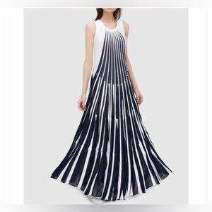 CHLOE vertical stripe dress from the 2017 Runway Collection